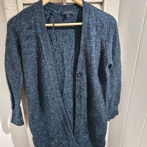 Ann Taylor Teal Cardigan Sweater